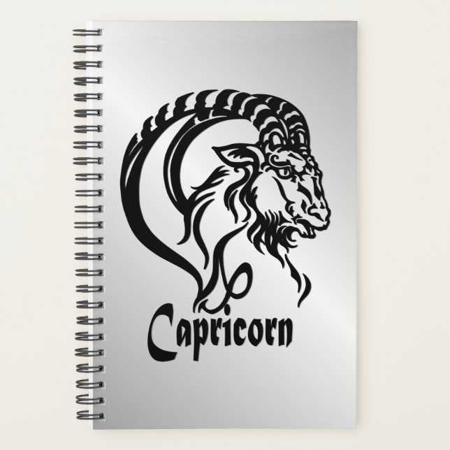 Agenda Capricornio la Cabra de Mar Zodiaco (Anverso)