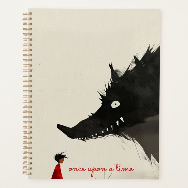 Agenda Capuchas rojas y lobo malvado (Anverso)