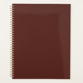 Agenda Caput mortuum (color sólido)