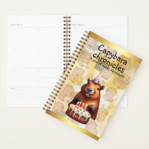 Agenda Capybara Chronicles: A Year of Cuddly Adventures