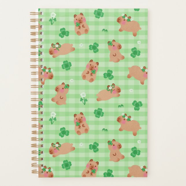 Agenda Capybara Clover Green (Anverso)