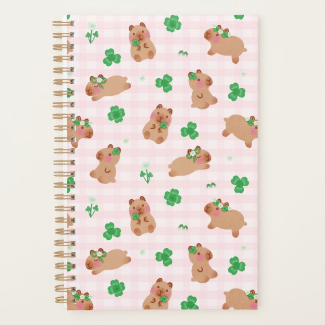 Agenda Capybara Clover Pink (Anverso)