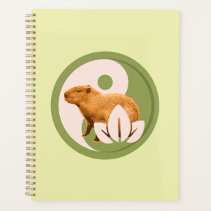 Agenda Capybara Zen Yin Yang Naturaleza Pacífica