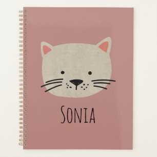 Agenda Cara de gato caprichosa