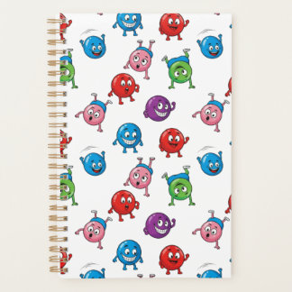 Agenda Caracteres de círculo coloridos