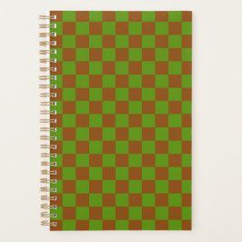 Agenda Caramel apple checkered board pattern