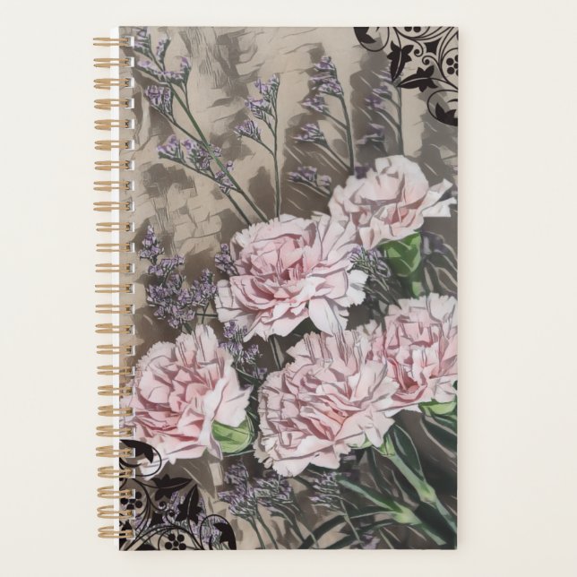 Agenda Carnations y Lavender (Anverso)