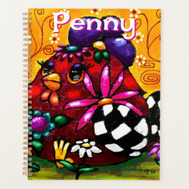 Agenda Carne y caprichosa pollo floral chunky personaliza