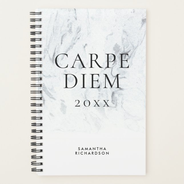 Agenda Carpe Diem Moda Marble Motivación (Anverso)