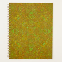Carpeta de Mandala de Damasco de Cítricos