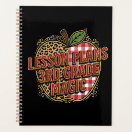 Agenda Carpeta de planes de lecciones para maestros de 3e