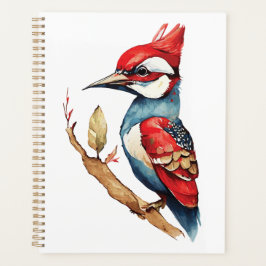 Agenda Carpintero rojo y azul