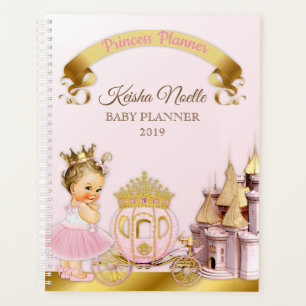 Agenda Carruaje de Castillo de Princesa Real Niña Rosa Do