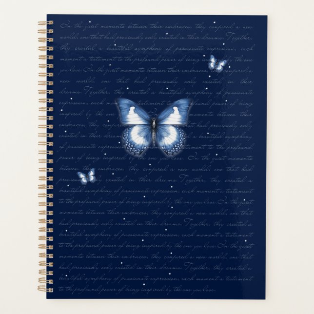 Agenda Carta de amor de mariposas de la marina (Anverso)