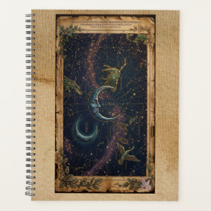 Agenda Carta Estelar Astronómica Antigua Vintage Celestia