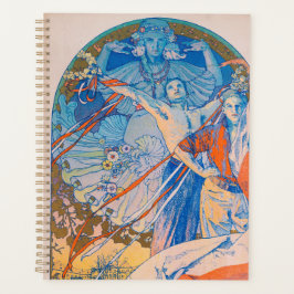 Agenda Cartel de Alphonse Mucha para el Festival de Sokol