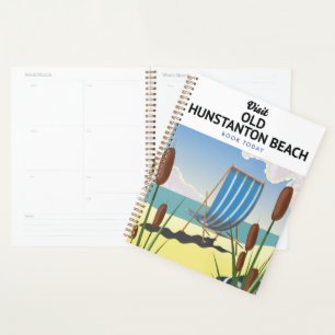 Agenda Cartel de viaje a la playa de Old Hunstanton