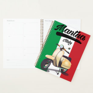 Agenda Cartel de viaje a Mantua Italia