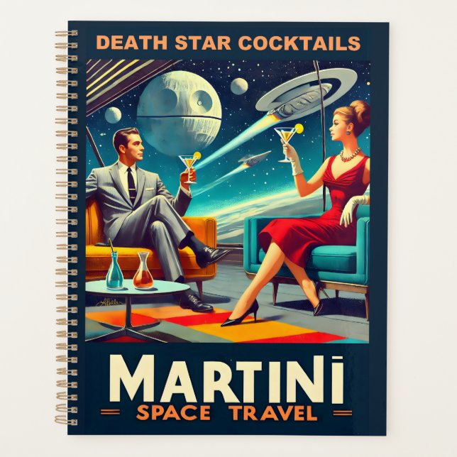 Agenda Carteles de viaje espacial Martini Estrella de la  (Anverso)
