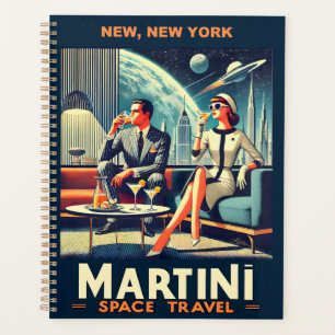 Agenda Carteles de viaje espacial Martini New York