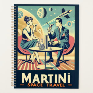 Agenda Carteles de viajes espaciales de Martini