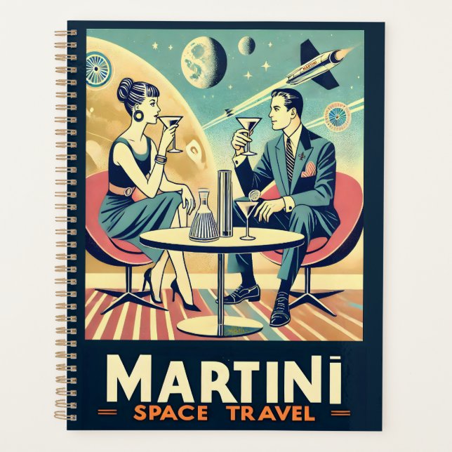 Agenda Carteles de viajes espaciales de Martini (Anverso)