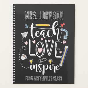 Agenda cartón de profesores favoritos inspirar amor