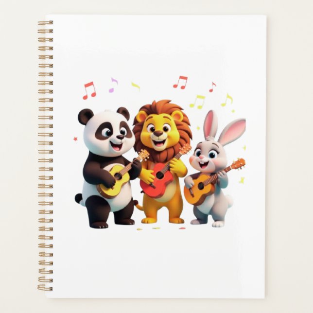 Agenda 🎵 Cartoon Animal Music Party – Fun & Cute Musical (Anverso)