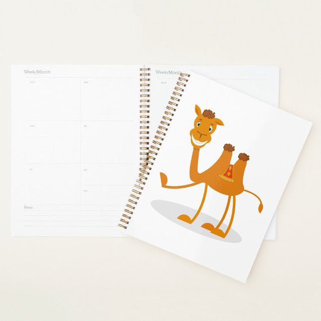 Agenda Cartoon Camel Smiling Desert Animal Character (Subido por el creador)