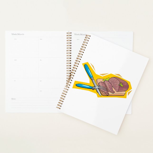 Agenda Carving Roast Beef with Fork and Knife (Subido por el creador)