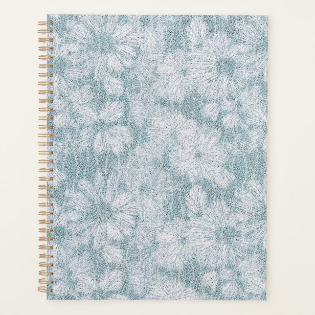 Agenda Casa de Campo Velvety Blue Daisy  (Anverso)