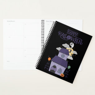 Agenda Casa embrujada del Gótico Pastel de Halloween