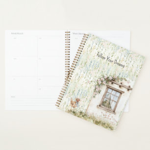 Agenda Casa Romántica de Pollo Ventana Floral