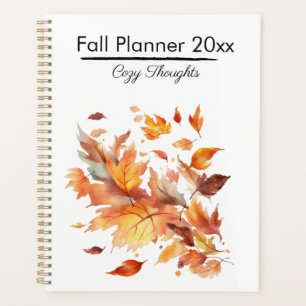 Agenda Cascada de arce de brisa de otoño, personalizado