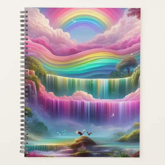 Agenda Cascadas arcoiris y águilas (Anverso)