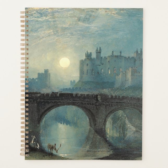 Agenda Castillo de William Turner Alnwick (Anverso)