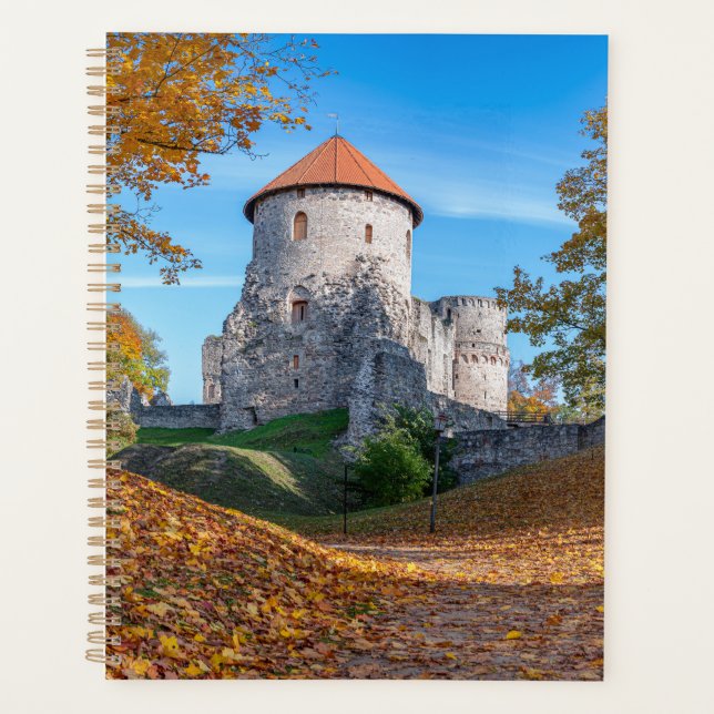 Agenda Castillo medieval rodeado de bosques (Anverso)