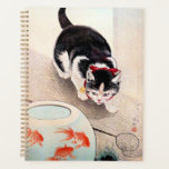 Agenda Cat and Goldfish Bowl<br><div class="desc">Cat and Goldfish Bowl,  Japanese art by Ohara Koson,  1933.</div>