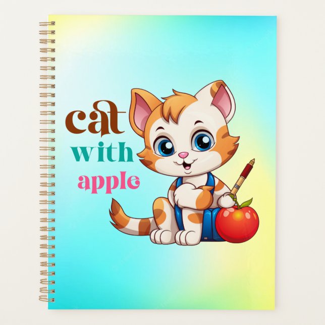 Agenda Cat Con Apple-85242 (Anverso)