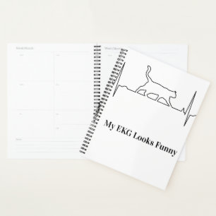 Agenda Cat EKG Calendar