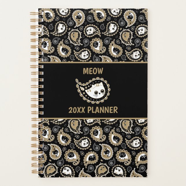 Agenda Cat Paisley (Anverso)