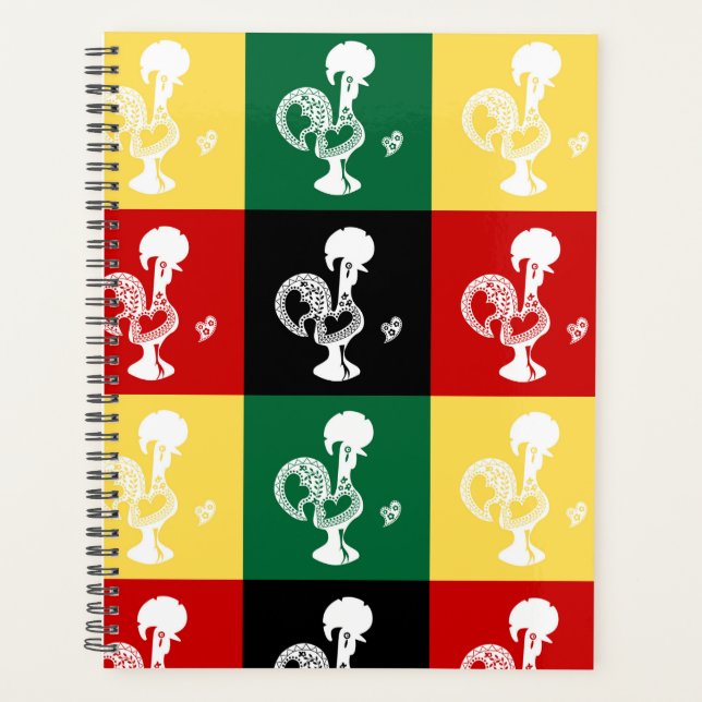 Agenda Catálogo portugués de Barcelos colorido (Anverso)