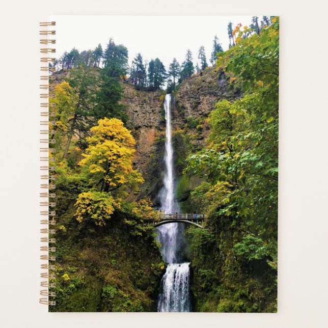 Agenda Cataratas Multnomah, desfiladero del río Columbia, (Anverso)