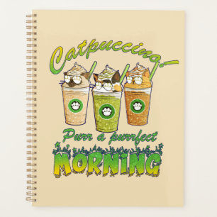 Agenda Catpuccino - Purr una mañana perfecta Gato de co