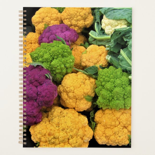 Agenda Cauliflower colorida, decoración otoñal (Anverso)