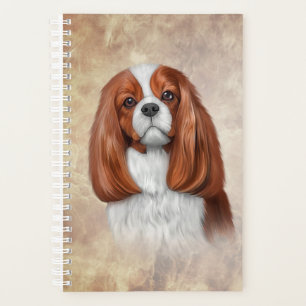 Agenda Cavalier de perro dibujante King Charles Spaniel