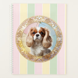 Agenda Cavalier King Charles Pastel Golden StainGlass