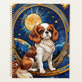 Agenda Cavalier King Charles Seted Glass Sky Stars