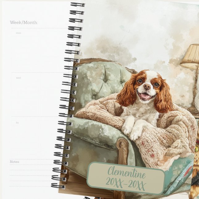 Agenda Cavalier King Charles Spaniel Undated Appointment  (Subido por el creador)