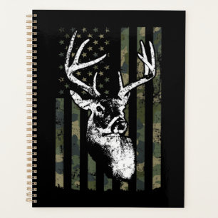 Agenda Caza de ciervos Whitetail Buck en EE.UU. Camuflage